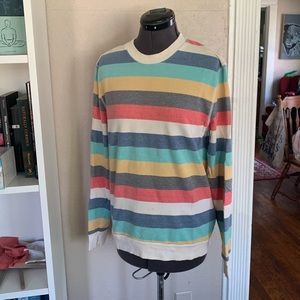 Multi colored stripes sweater